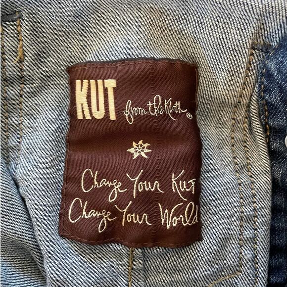 Kut from the Kloth Blue Denim Jacket - Picture 6 of 12